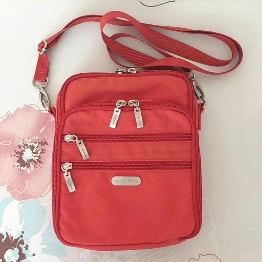 Baggallini Coral Nylon Crossbody Bag